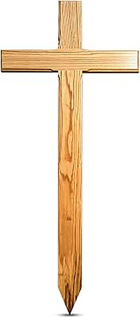 Grabkreuz groß aus Holz, 155 cm