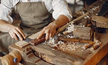 Handarbeit in der Werkstatt